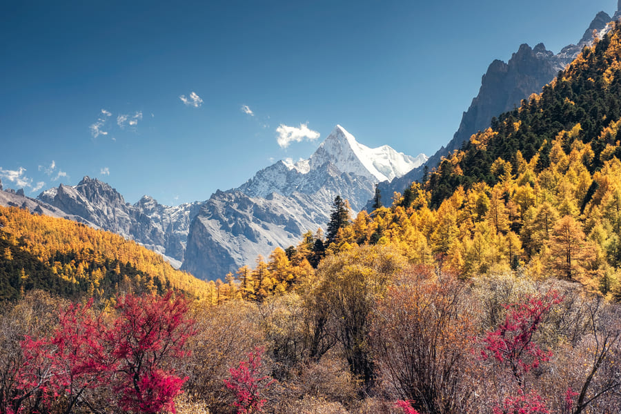Shanrila paisajes con montanas